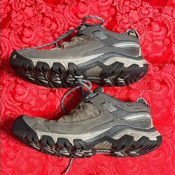 Keen Targhee III Brown and Gray Waterproof Outdoor Hiking Shoes Size 8 - Picture 4 of 11